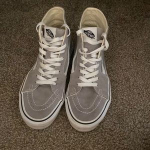 Gray high top vans!! (Great condition)